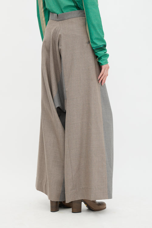 Vivienne Westwood Red Label Wool Draped Trouser