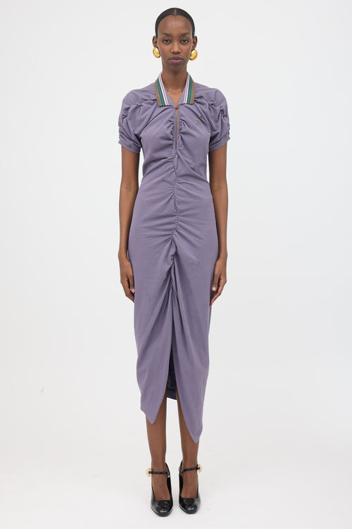 Vivienne Westwood Ruched Polo Dress