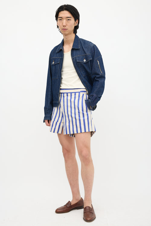 Vivienne Westwood Stripe Cuffed Shorts