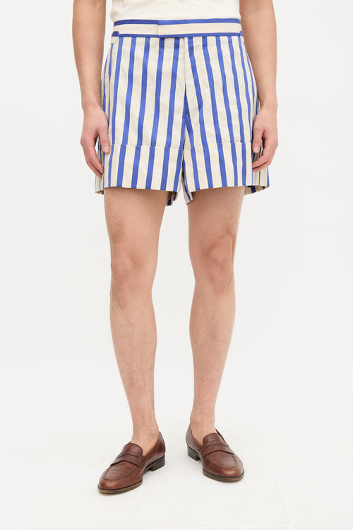 Vivienne Westwood Stripe Cuffed Shorts