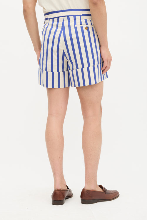 Vivienne Westwood Stripe Cuffed Shorts