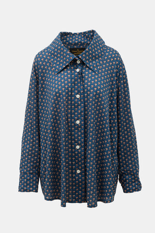Vivienne Westwood Anglomania Oversized Floral Shirt
