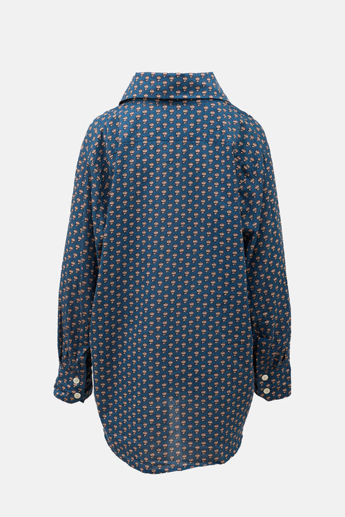 Vivienne Westwood Anglomania Oversized Floral Shirt
