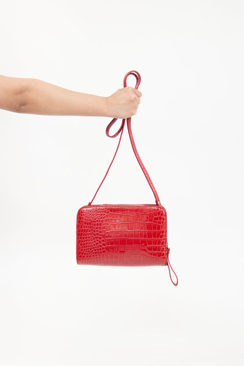Vivienne Westwood Embossed Orb Crossbody Bag