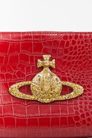 Vivienne Westwood Embossed Orb Crossbody Bag