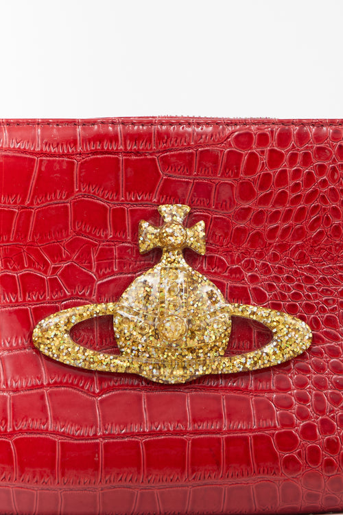 Vivienne Westwood Embossed Orb Crossbody Bag