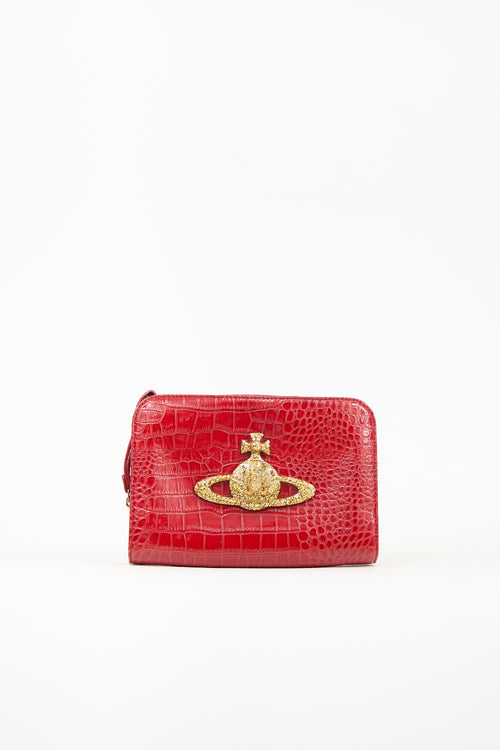 Vivienne Westwood Embossed Orb Crossbody Bag