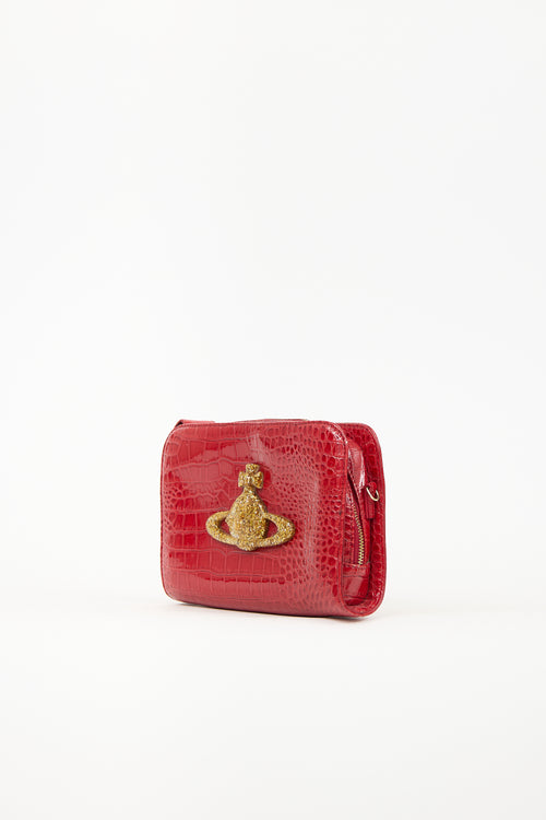 Vivienne Westwood Embossed Orb Crossbody Bag