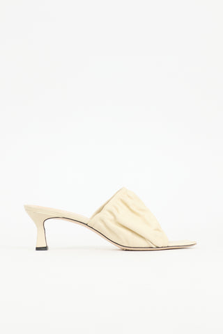 Wandler Leather Gathered Mule