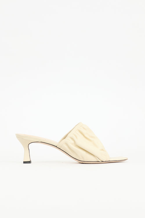 Wandler Leather Gathered Mule