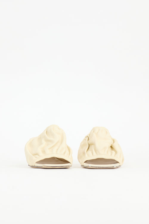 Wandler Leather Gathered Mule