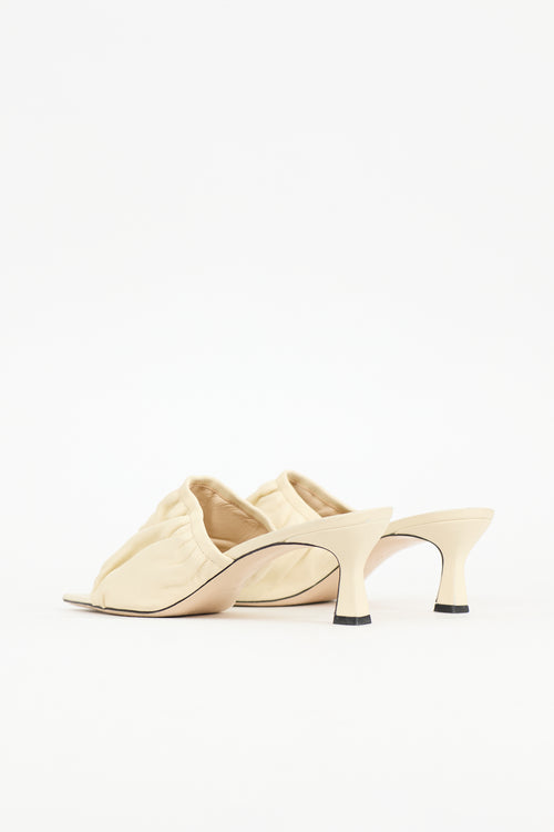 Wandler Leather Gathered Mule