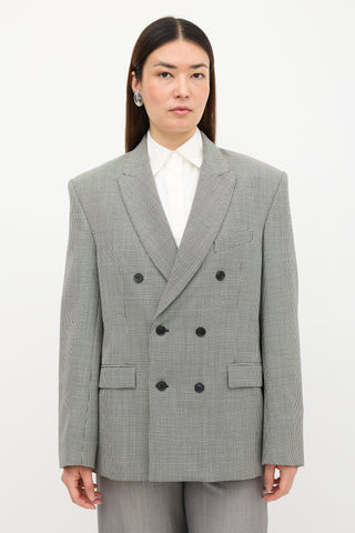 WARDROBE.NYC Wool Houndstooth Blazer