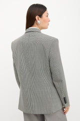 WARDROBE.NYC Wool Houndstooth Blazer