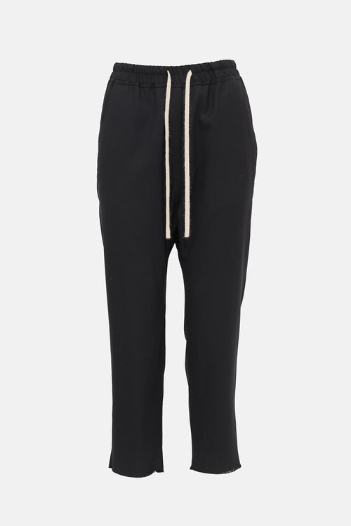Nili Lotan Wool Twill Dropped Seat Pant