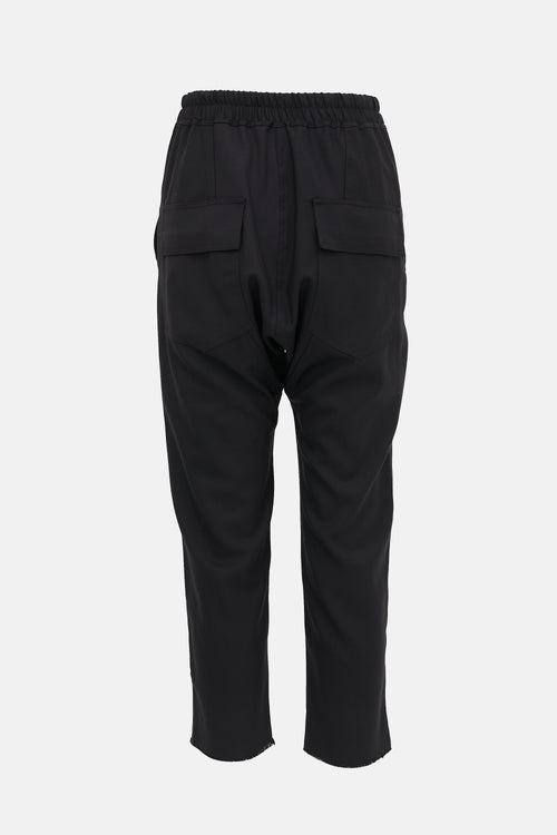 Nili Lotan Wool Twill Dropped Seat Pant