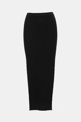 Rick Owens SS 2023 Wool Ribbed Knit Skirt