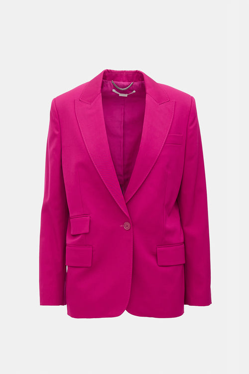 Stella McCartney Wool Tie Front Blazer