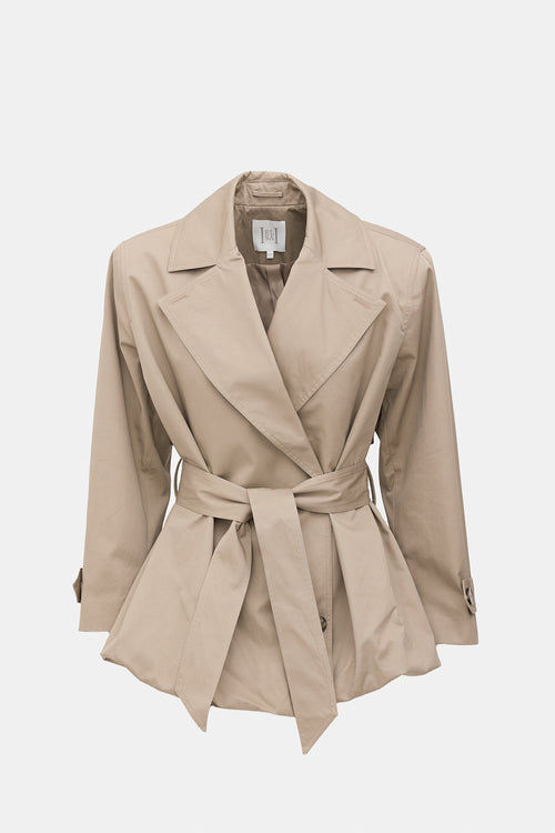 Helsa Cropped Trench Jacket