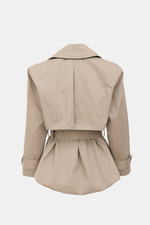 Helsa Cropped Trench Jacket