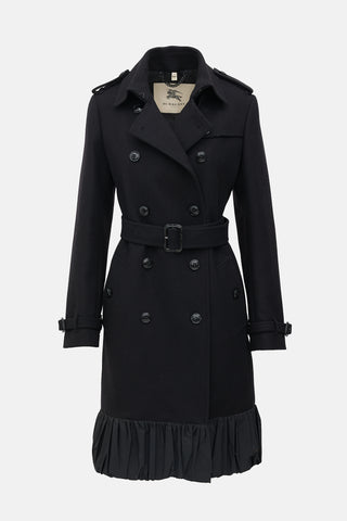Burberry Wool & Cashmere Trench Coat
