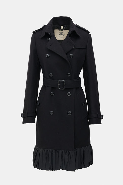 Burberry Wool & Cashmere Trench Coat