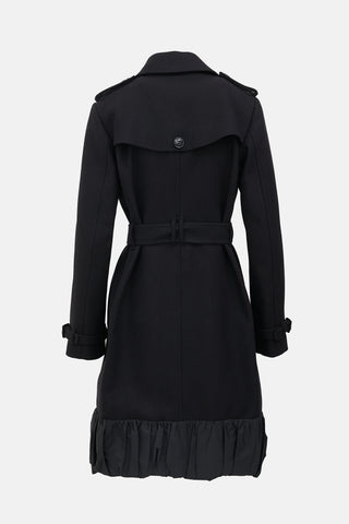 Burberry Wool & Cashmere Trench Coat