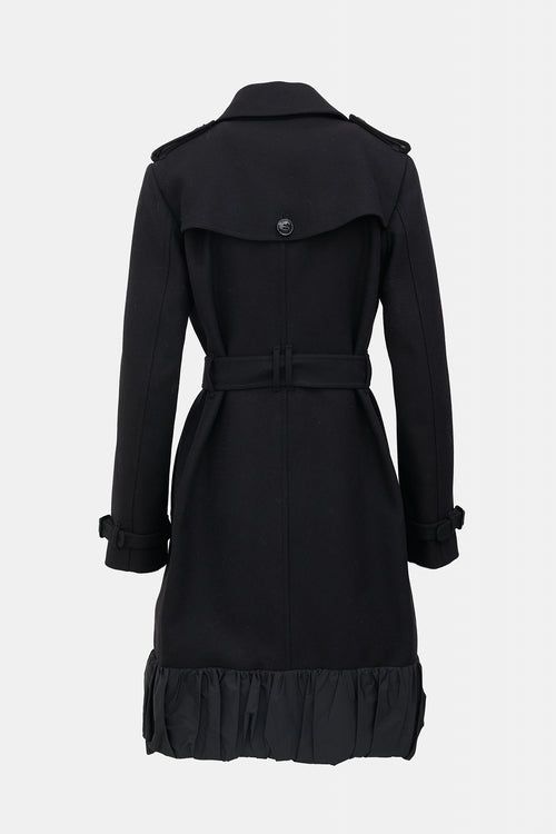 Burberry Wool & Cashmere Trench Coat
