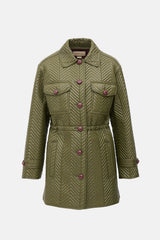 Gucci Quilted Chevron Jacket