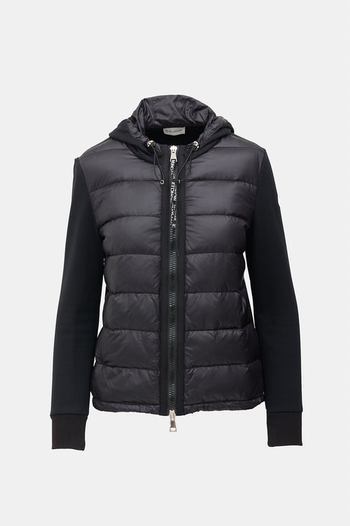 Moncler Down Padded Zip Hoodie