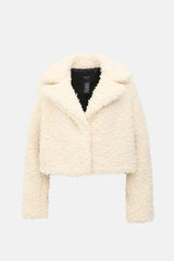 Smythe Faux Fur Cropped Jacket