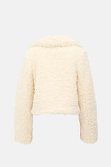 Smythe Faux Fur Cropped Jacket