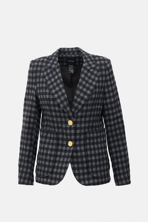 Smythe Checked Patch Pocket Blazer