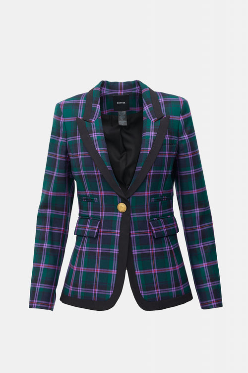 Smythe Wool Tartan Blazer