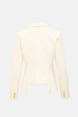 Smythe Wool Crepe Duchess Blazer