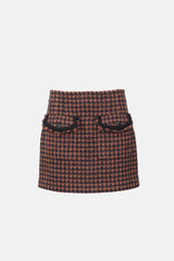 Veronica Beard Patterned Tweed Adriel Skirt