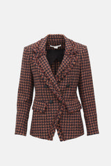 Veronica Beard Patterned Tweed Blazer
