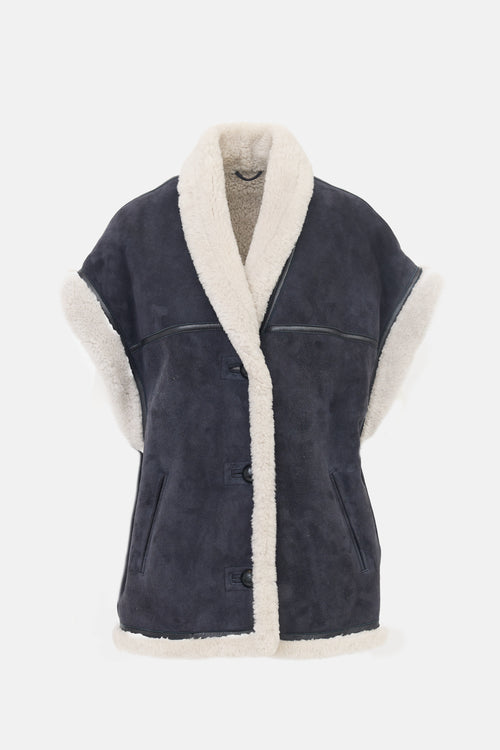 Isabel Marant Étoile Shearling Adelia Vest