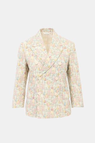 Gucci X Liberty FW 2020 Printed Blazer