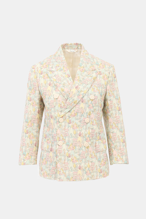 Gucci X Liberty FW 2020 Printed Blazer