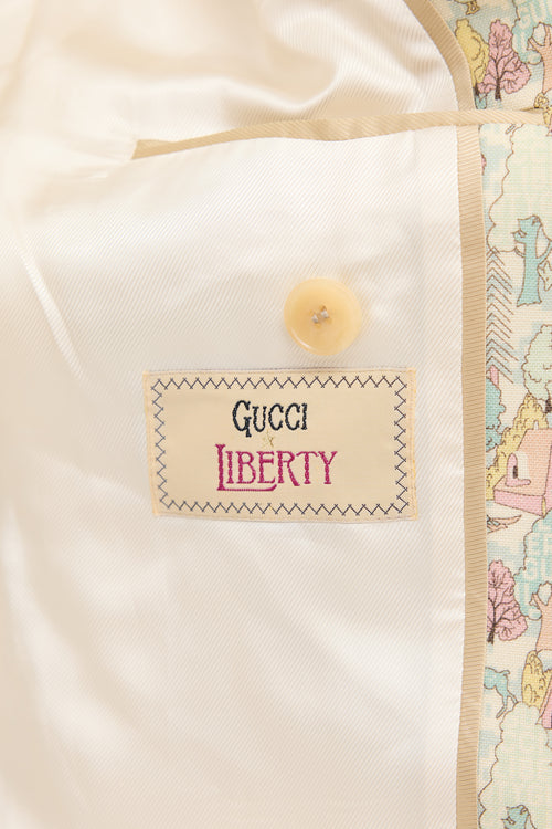 Gucci X Liberty FW 2020 Printed Blazer