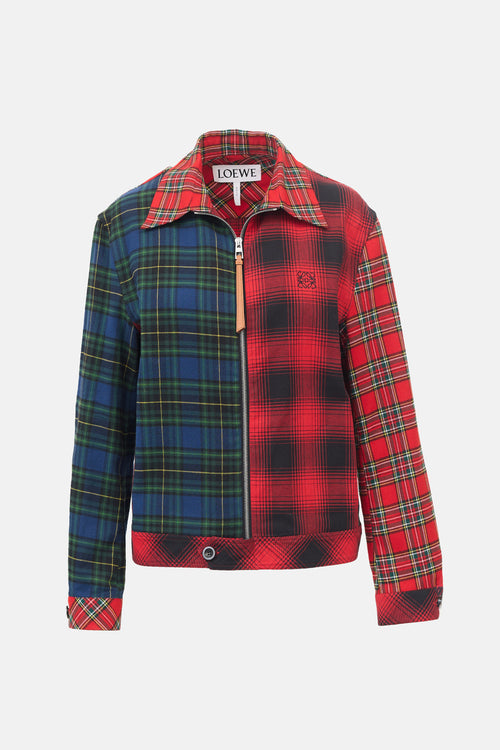 Loewe Tartan Patchwork Jacket