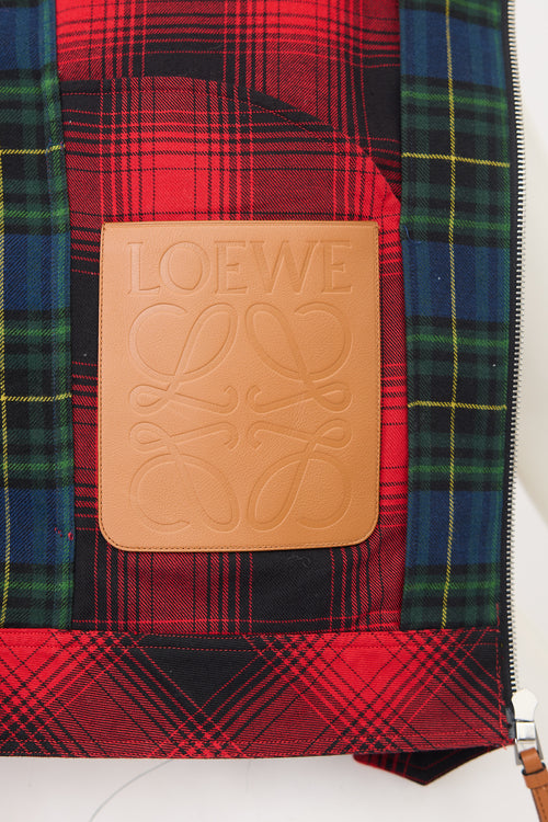 Loewe Tartan Patchwork Jacket