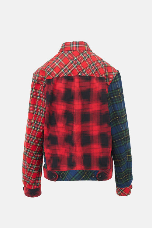 Loewe Tartan Patchwork Jacket