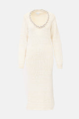 Bottega Veneta Chain Maxi Sweater Dress