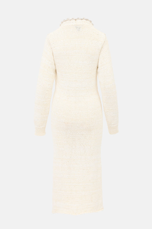 Bottega Veneta Chain Maxi Sweater Dress