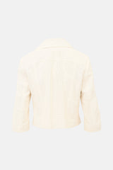 Akris Perforated Leather Jacket