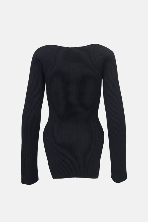 Khaite Ribbed Knit Maddy Top
