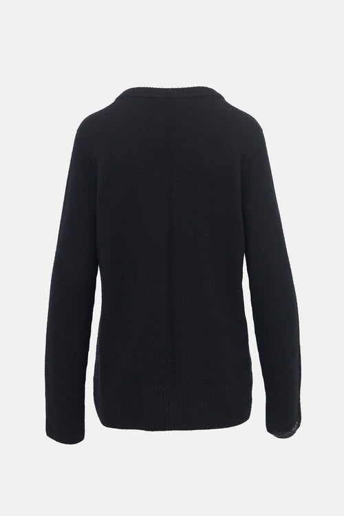 The Row Wool & Cashmere V-Neck Sweater