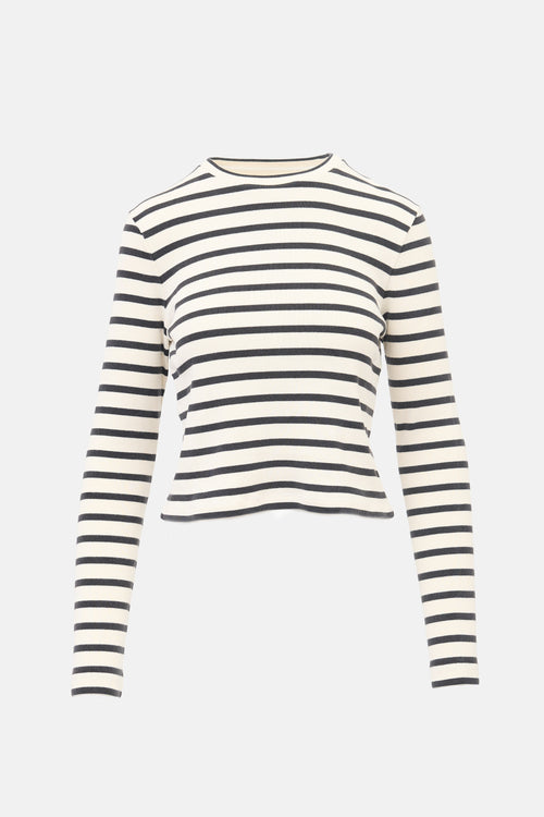 Jil Sander+ Ribbed Knit Striped Top